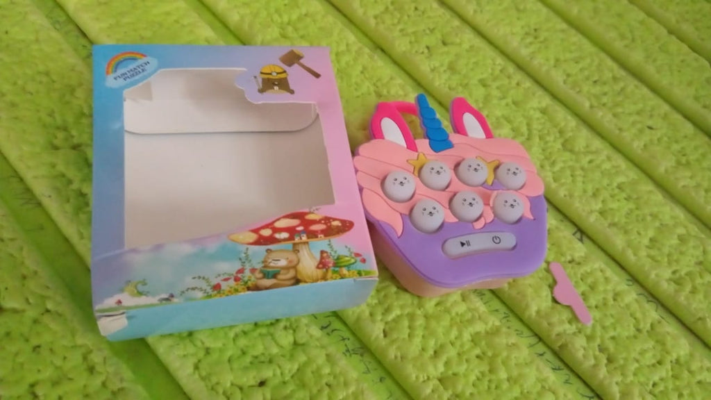 ALVENZA Mini Push Bubbles Game – Music & Memory Keychain | Play Mancer