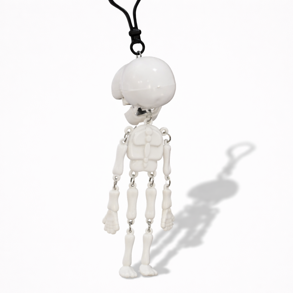 ALVENZA Mini Skeleton Keychain – Playful & Durable Accessory for Keys