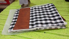 Leather Cushion Covers 17x17 Inch Pair | Styleva - Detail View 7