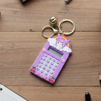 ALVENZA Kuromi Calculator Keychain – Compact Pocket-Sized Digital Calculator