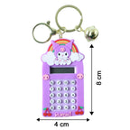 ALVENZA Kuromi Calculator Keychain – Compact Pocket-Sized Digital Calculator