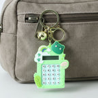 ALVENZA Frog Calculator Keychain – Portable Mini Digital Calculator with Bell
