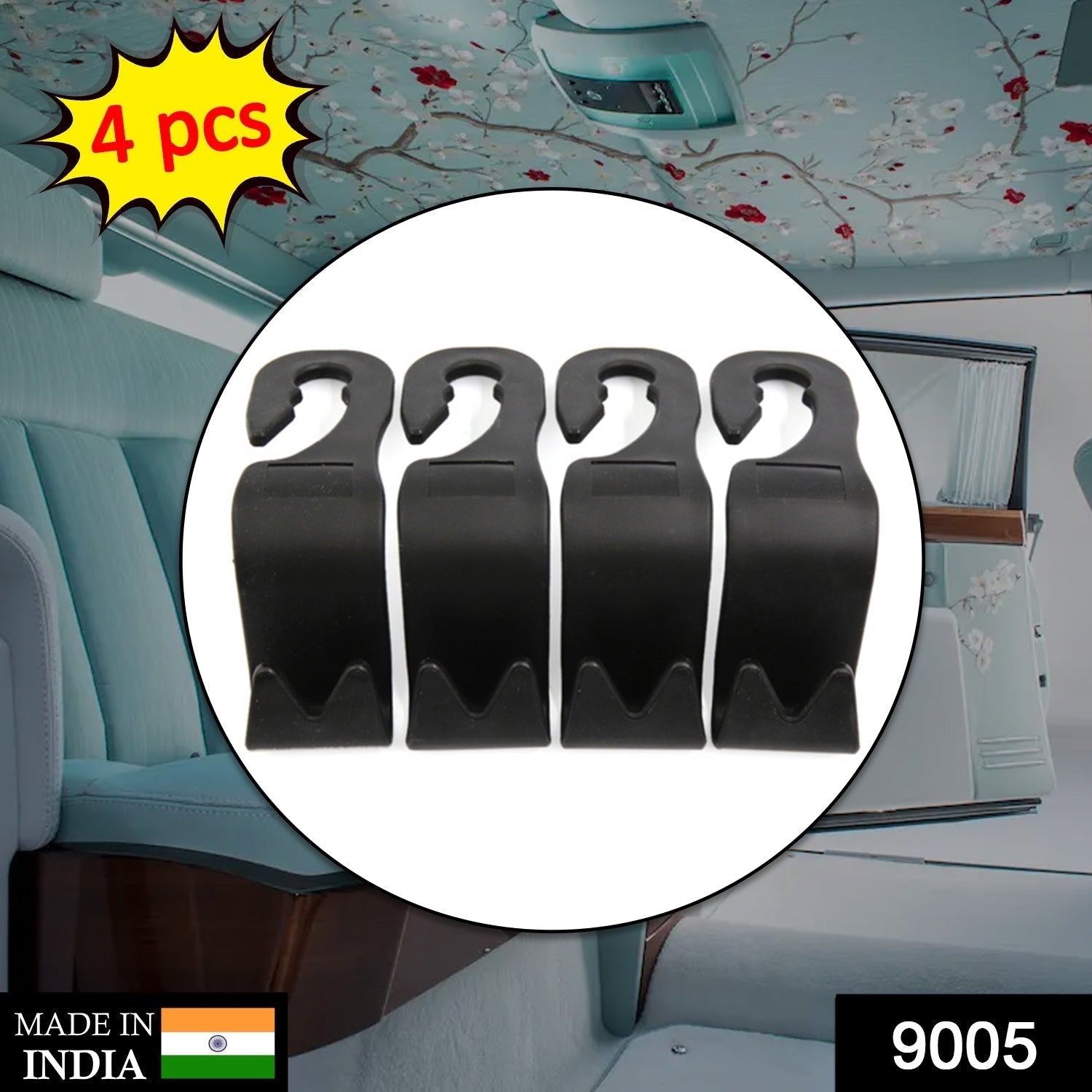 Car Backrest Hanger Driver Support & Comfort - Side View