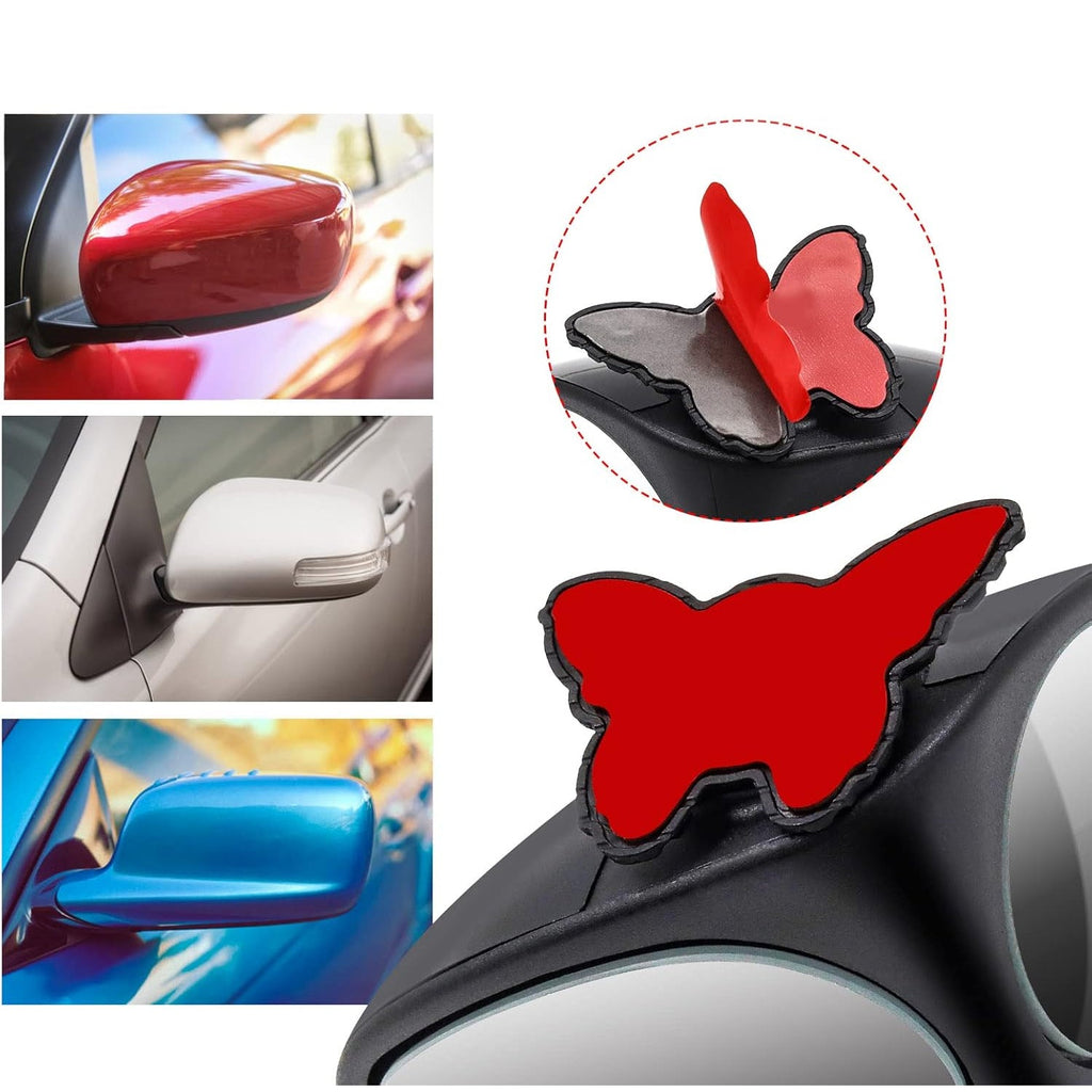 Car Blind Spot Mirror 360 Rotation with HD Glass for Safety - Front View