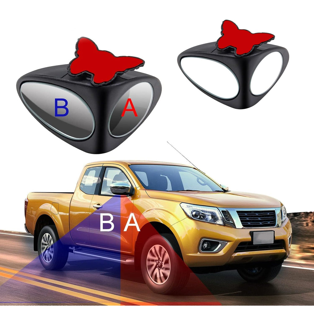 Car Blind Spot Mirror 360 Rotation with HD Glass for Safety