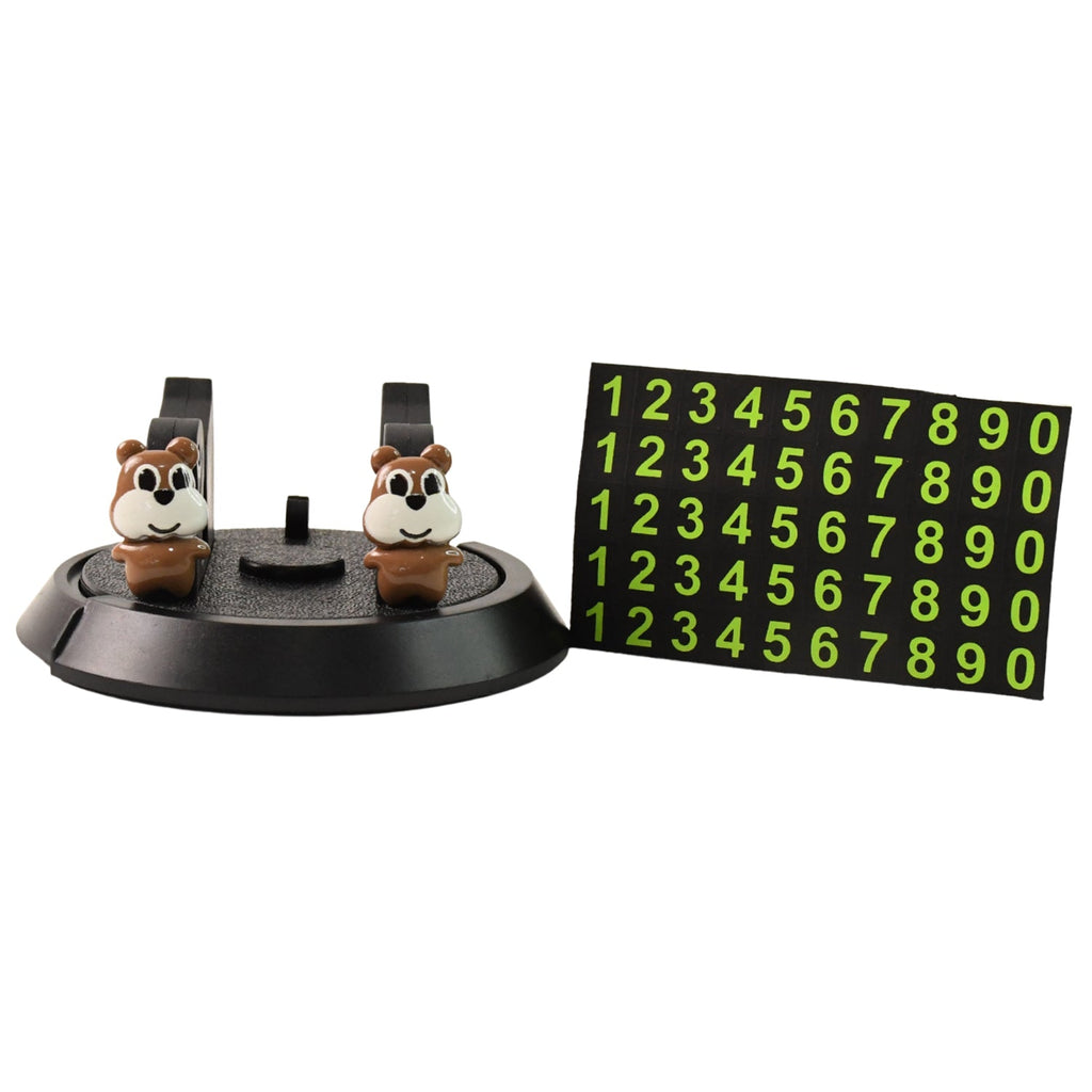 Car Dashboard Mobile Phone Holder Stand with Parking Number Display - Detail View 5