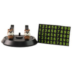 Car Dashboard Mobile Phone Holder Stand with Parking Number Display - Detail View 5