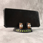Car Dashboard Mobile Phone Holder Stand with Parking Number Display - Detail View 7