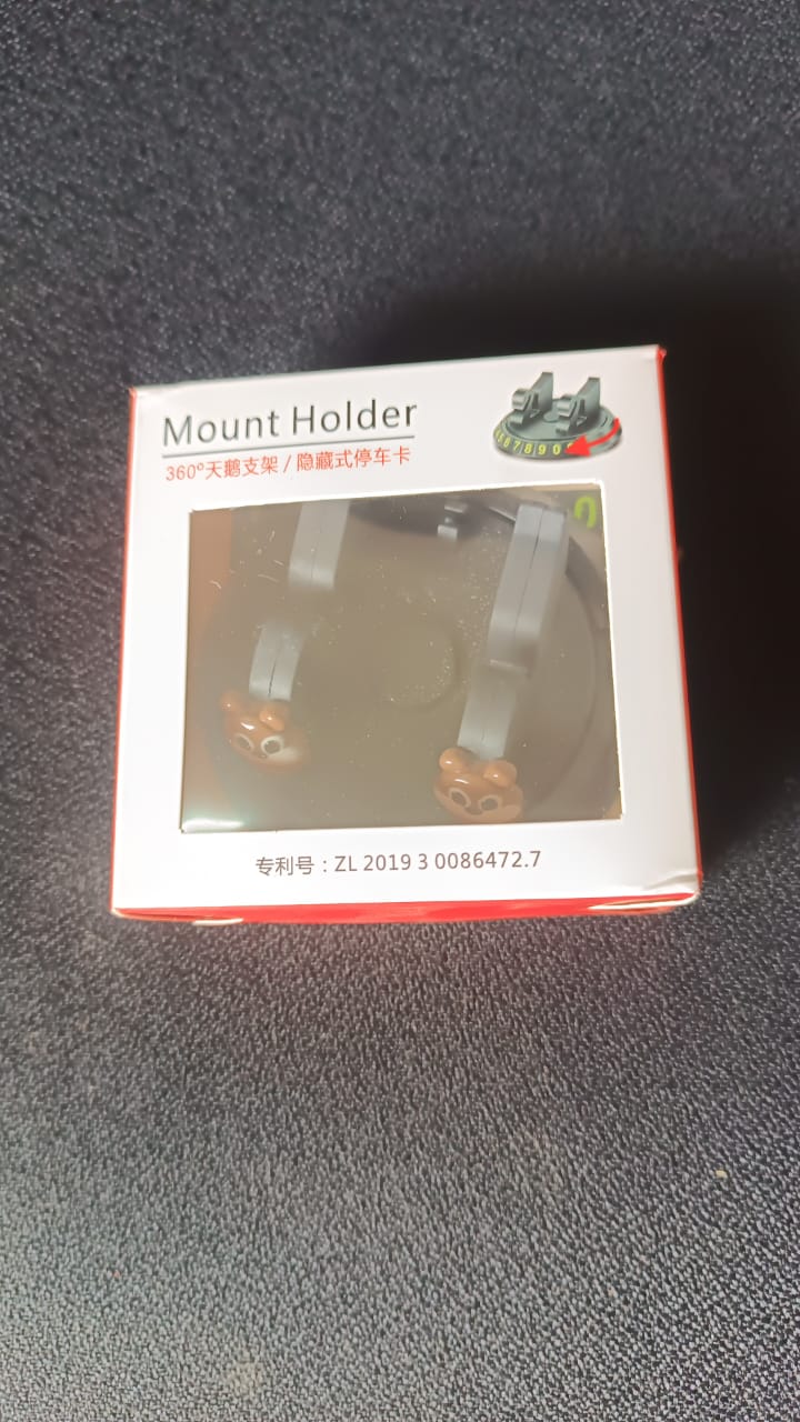 Car Dashboard Mobile Phone Holder Stand with Parking Number Display - Detail View 8