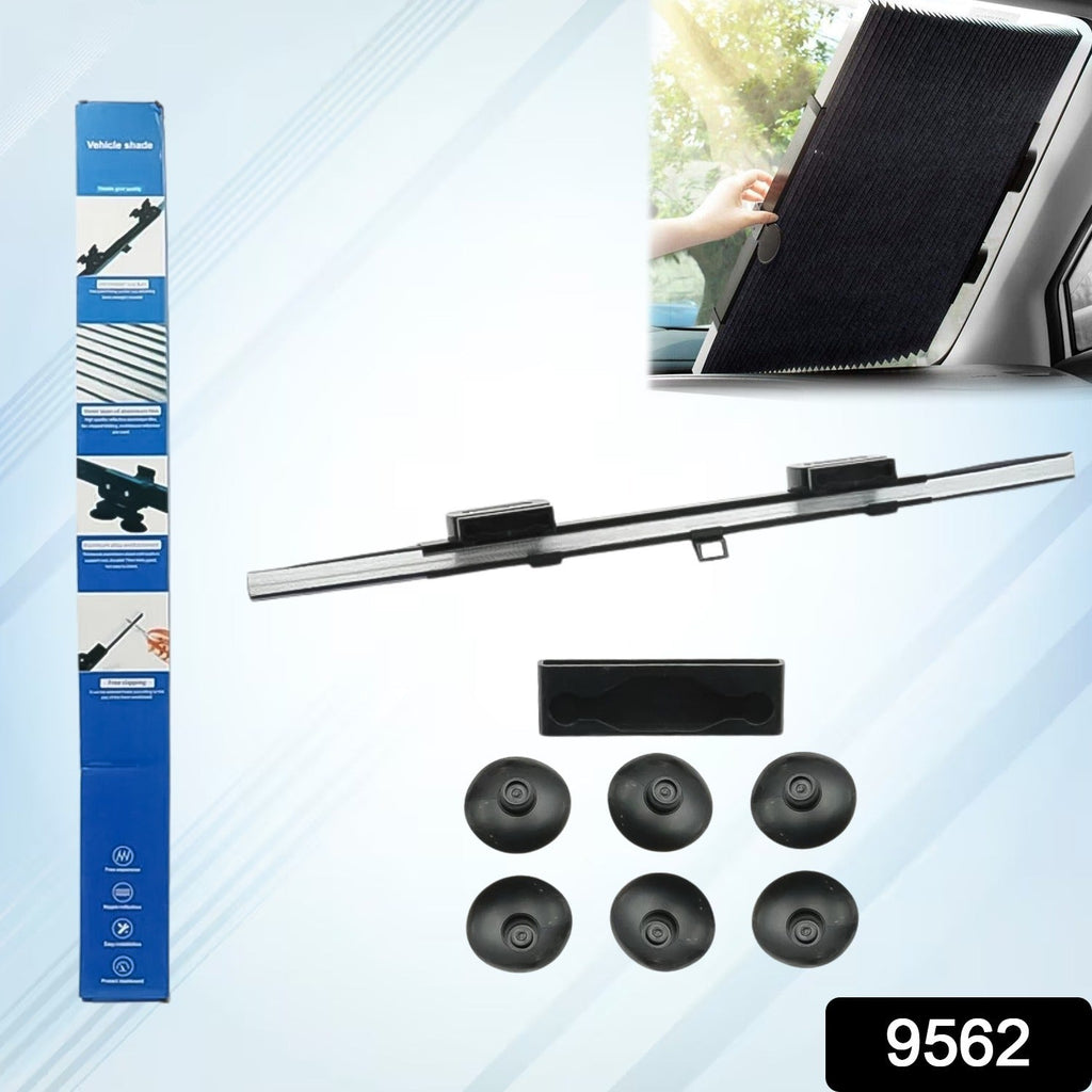 Car Windshield Sun Shade Foldable UV Protection - Side View
