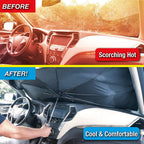 Car Windshield Sunshade Foldable Heat Protection - Detail View 12