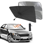 Car Windshield Sunshade Foldable Heat Protection - Front View