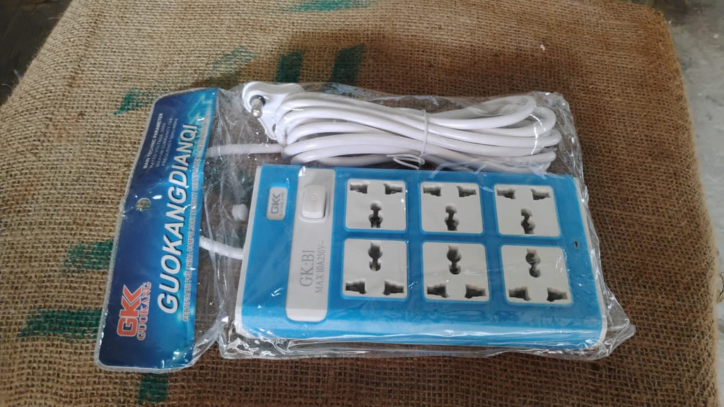 ALVENZA Extension Board – 6 Way Multi-Plug with 10m Cord | Indo Glow