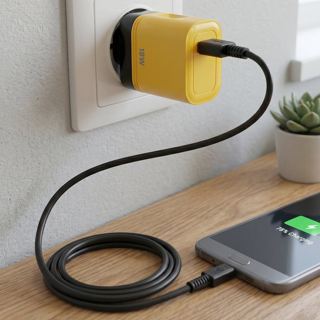 ALVENZA 18W USB Fast Charger – Compact & Reliable Charging Solution