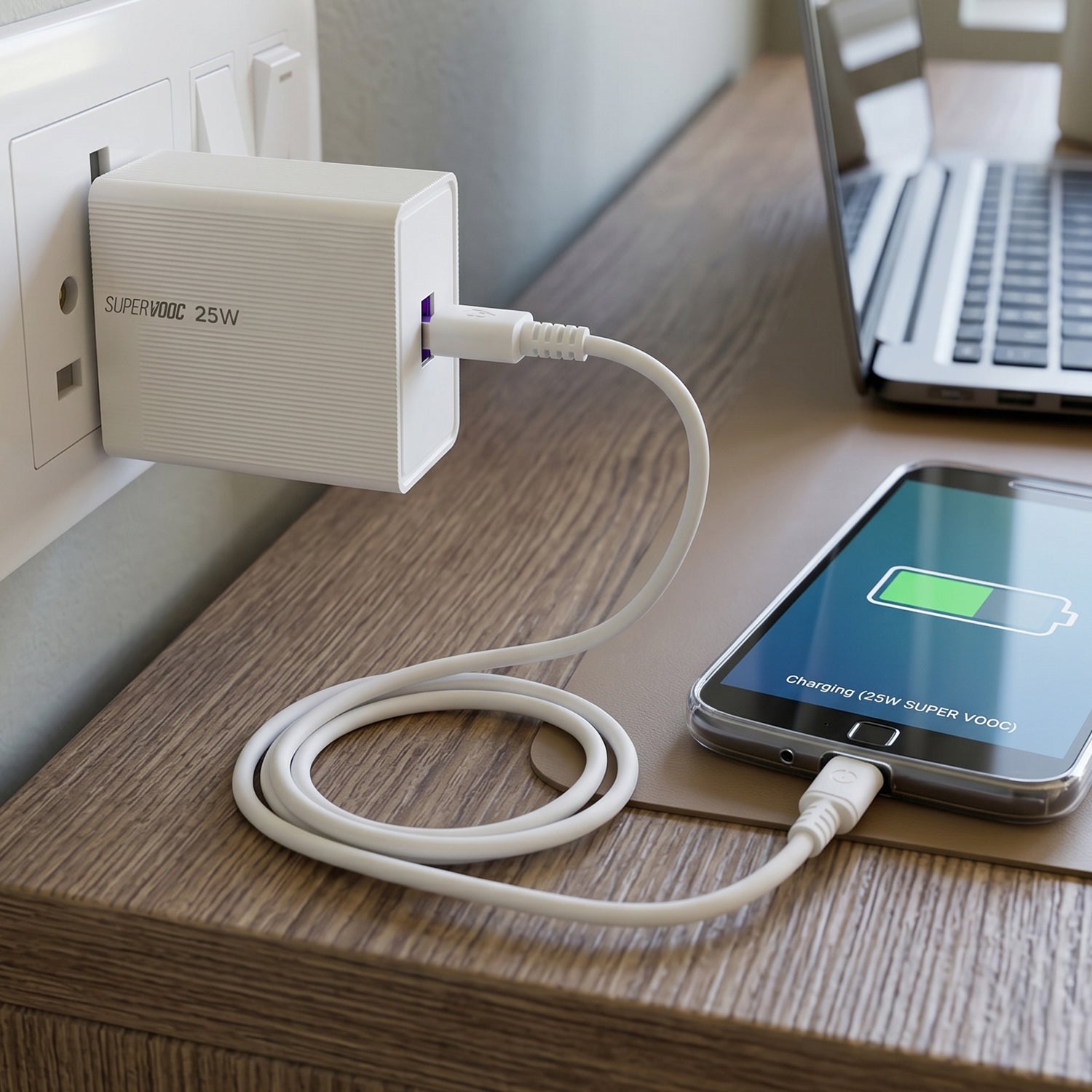 ALVENZA 25W Fast Charger – Quick Mobile Charging Wall Adapter