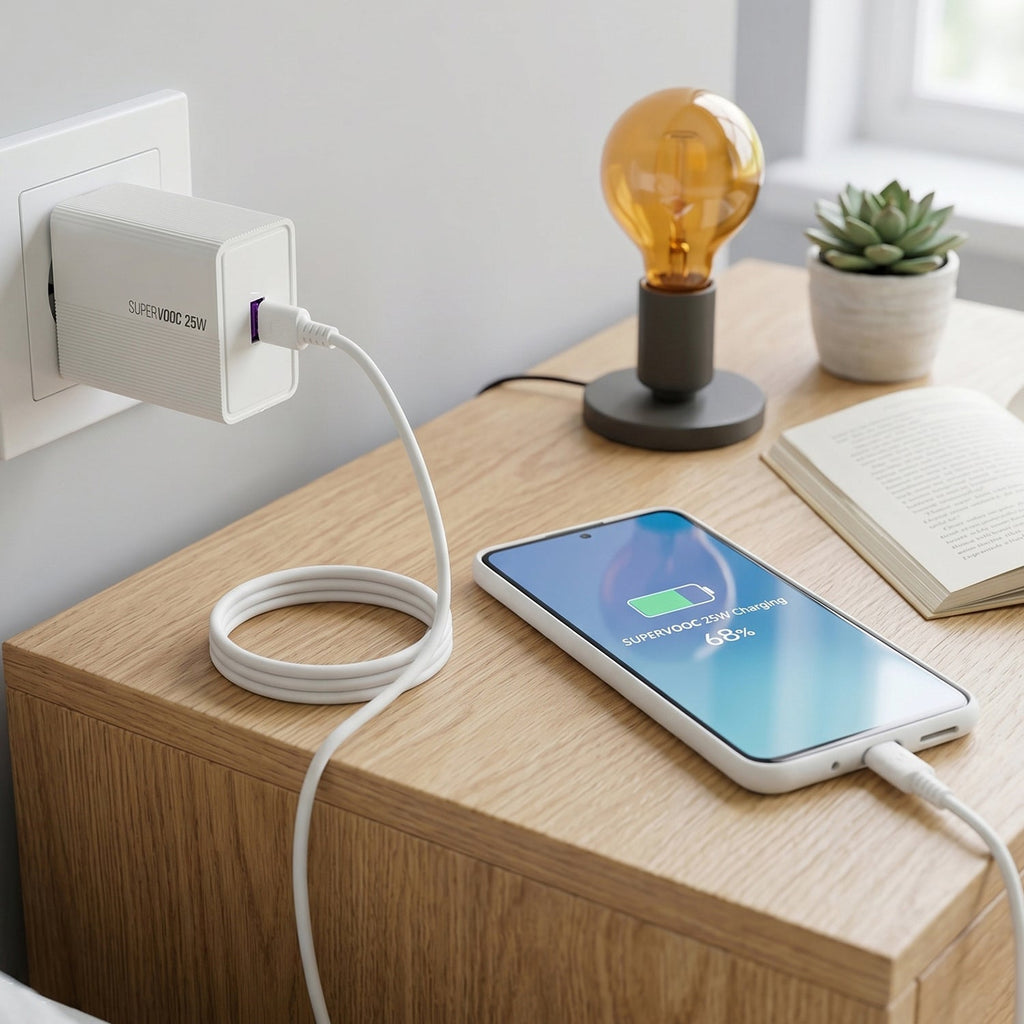 ALVENZA 25W Fast Charger – Quick Mobile Charging Wall Adapter