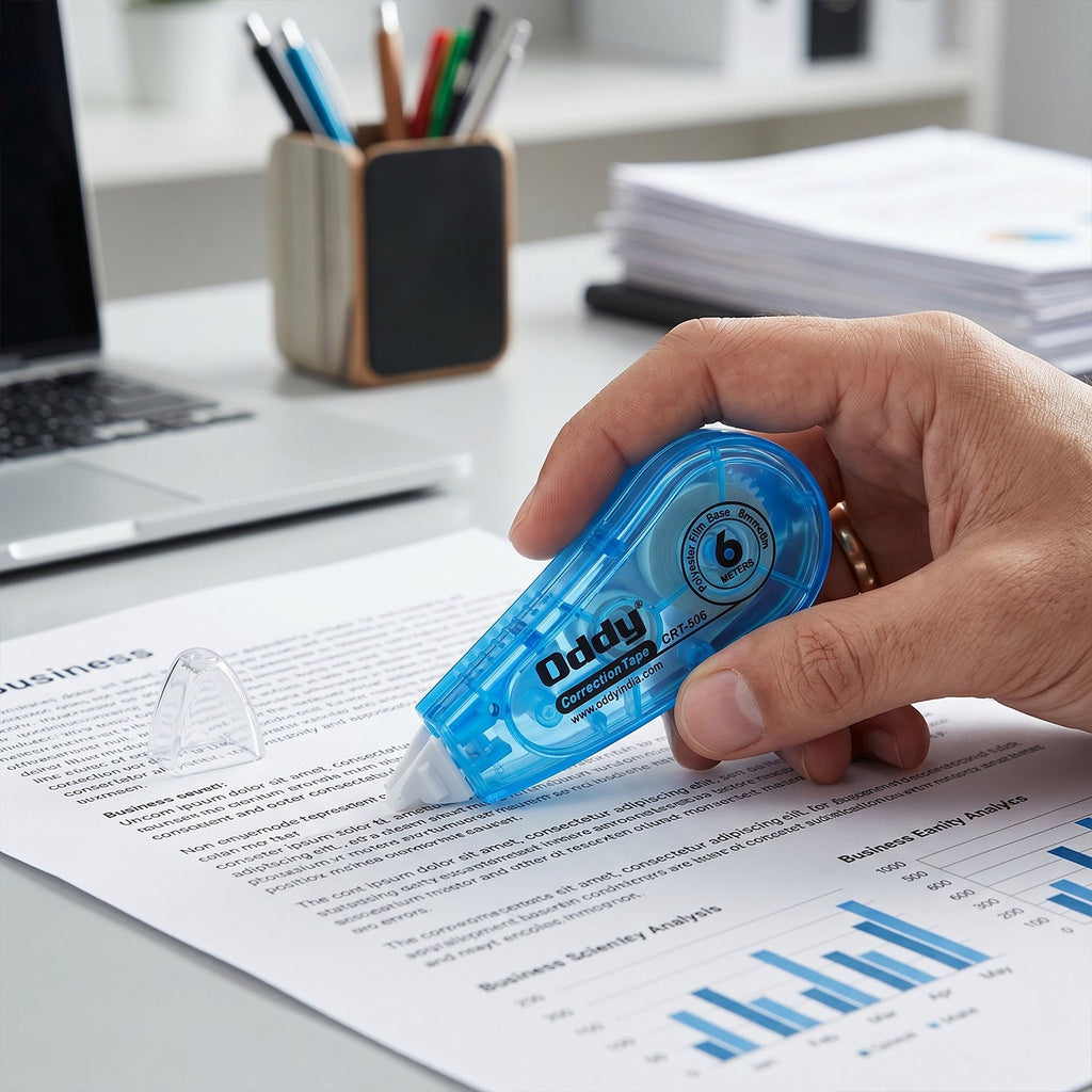 Correction Tape Smooth, dry, mess-free application for neat writing - Back View