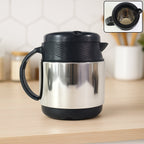ALVENZA Insulated Thermos Flask with 6 Ceramic Cups – Keeps Drinks Hot