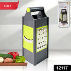 Vegetable Slicer 4-in-1 Stainless Steel Grater | Konvex - Side View