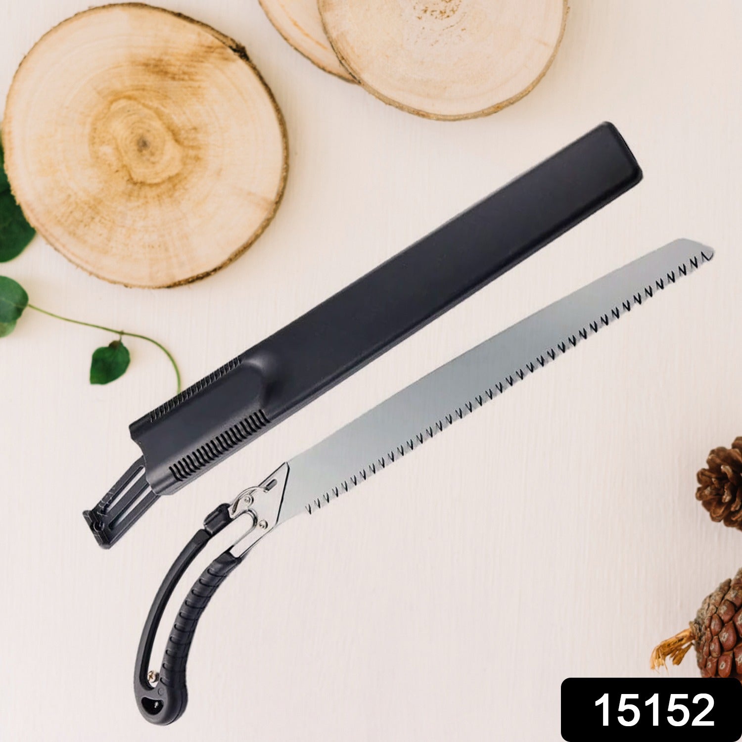 Hand Pruning Saw 50cm High Carbon Steel for Tree Cutting | Tidy Roots - Side View