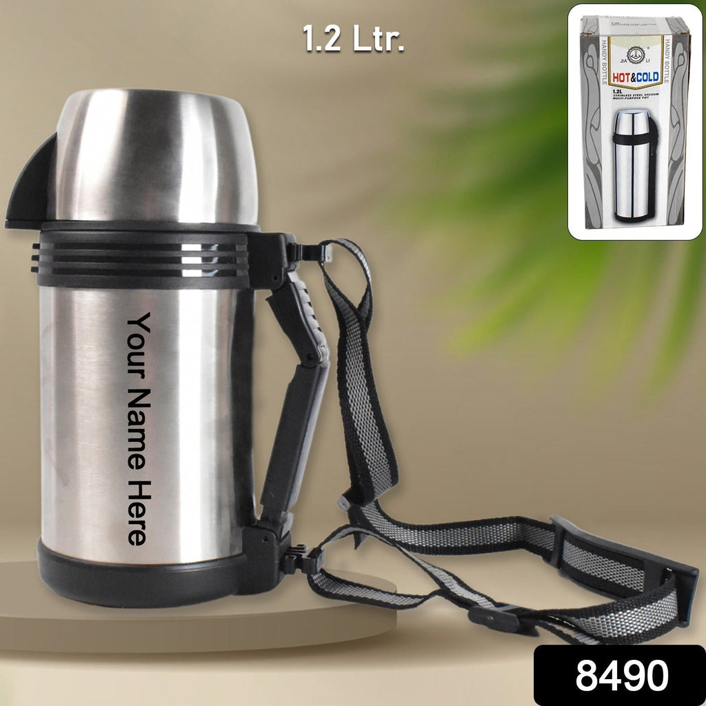 ALVENZA Stainless Steel Coffee Tea Vacuum Flask Bottle – 1200ml Leakproof