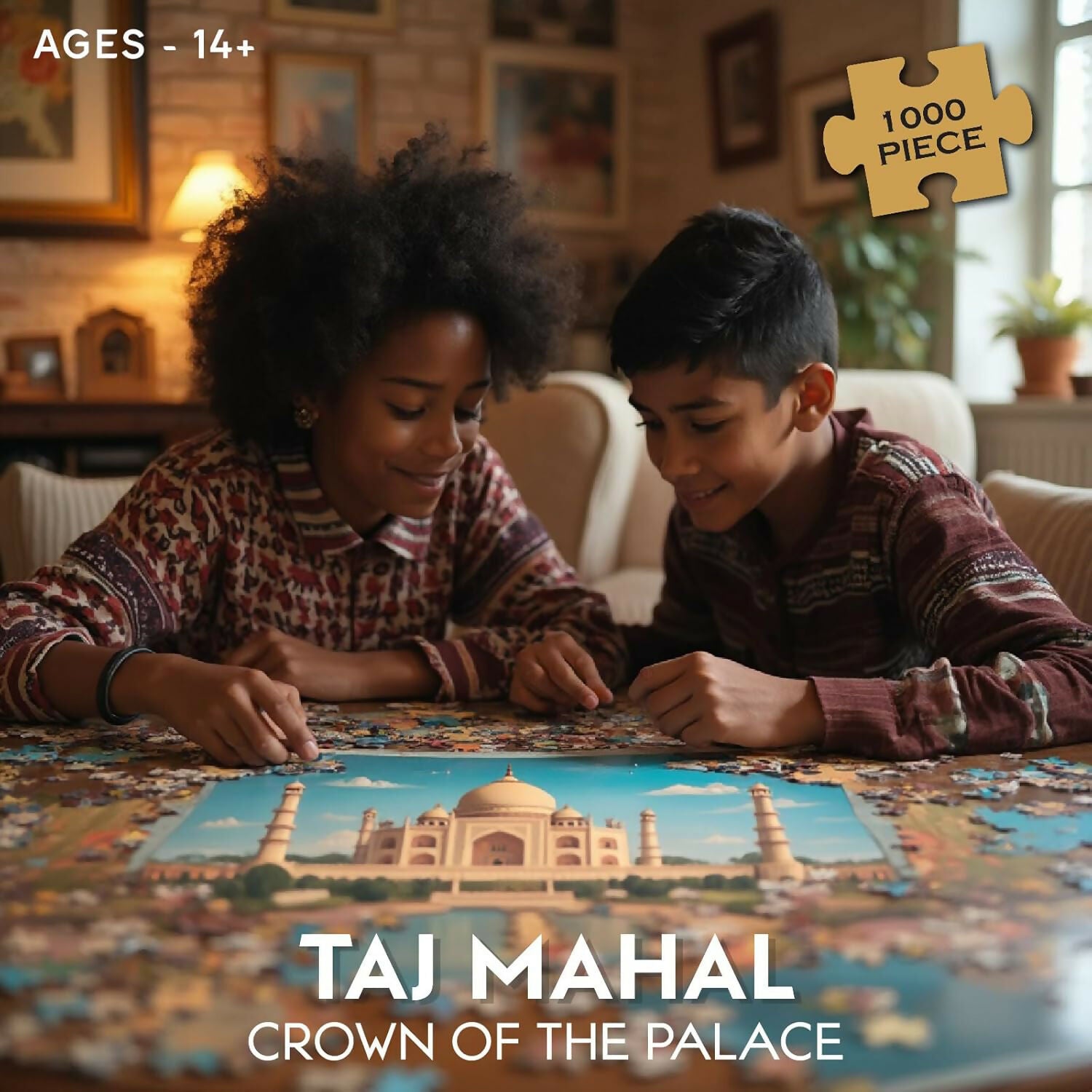 ALVENZA Taj Mahal Jigsaw Puzzle – 1000-Piece Adult & Teen Puzzle