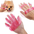 Pet Grooming Gloves Gentle & Effective Fur Removal and Massage - Detail View 5
