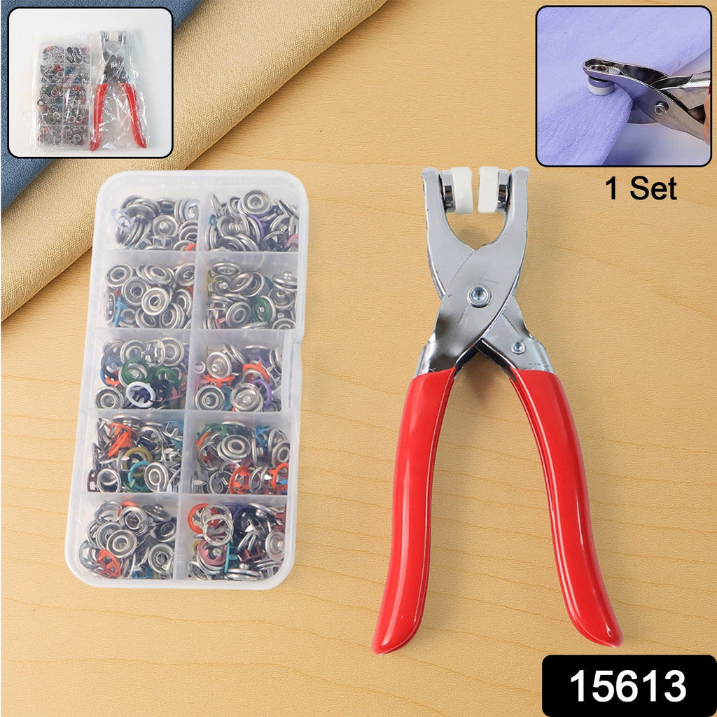 ALVENZA Snap Button Plier Kit – Heavy Duty with 100+ Assorted Studs