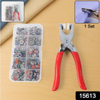 ALVENZA Snap Button Plier Kit – Heavy Duty with 100+ Assorted Studs