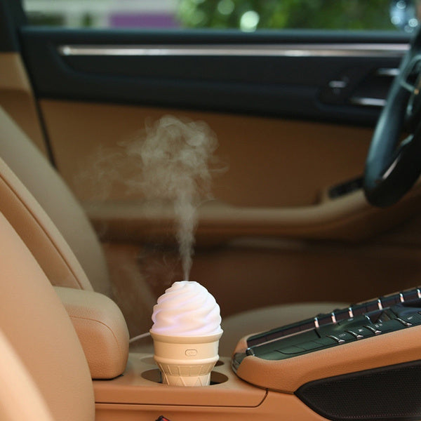 Ice Cream LED Humidifier Portable Air Moisturizer & Fragrance Diffuser - Detail View 7