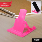 ALVENZA Adjustable Plastic Mobile Phone Stand – Foldable & Portable Holder