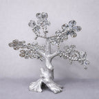 ALVENZA Silver Evil Eye Tree Showpiece – Luck & Protection Decor