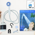 ALVENZA Portable Outdoor Shower Kit – USB Rechargeable Pump for Camping Comfort