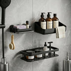 ALVENZA Wall Mounted Bathroom Storage Rack – Space-saving & Rust-resistant