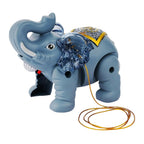 ALVENZA Light-Up Elephant Pull Toy – Engaging & Educational Sensory Play