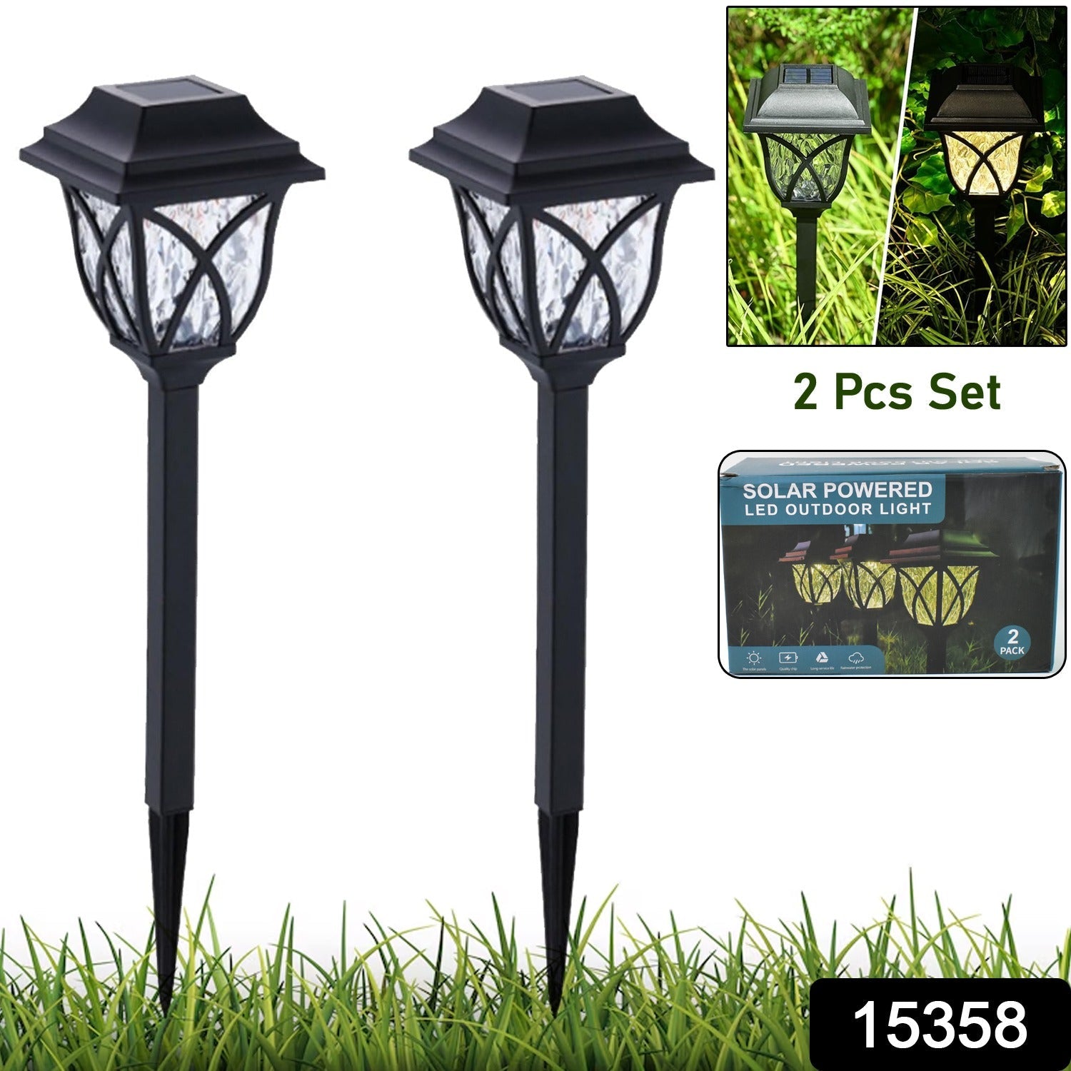 ALVENZA Solar Pathway Lights – Water-Ripple Garden Lighting | FitFuzion