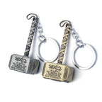 ALVENZA Hammer Shape Keychain – Stylish Mini Metal Design