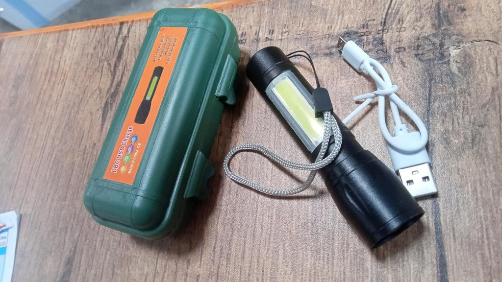 ALVENZA Rechargeable LED Flashlight – Mini, Long Range Torch | Indo Glow