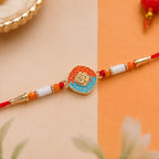 ALVENZA OM Symbol Rakhi – Traditional Style with Modern Elegance