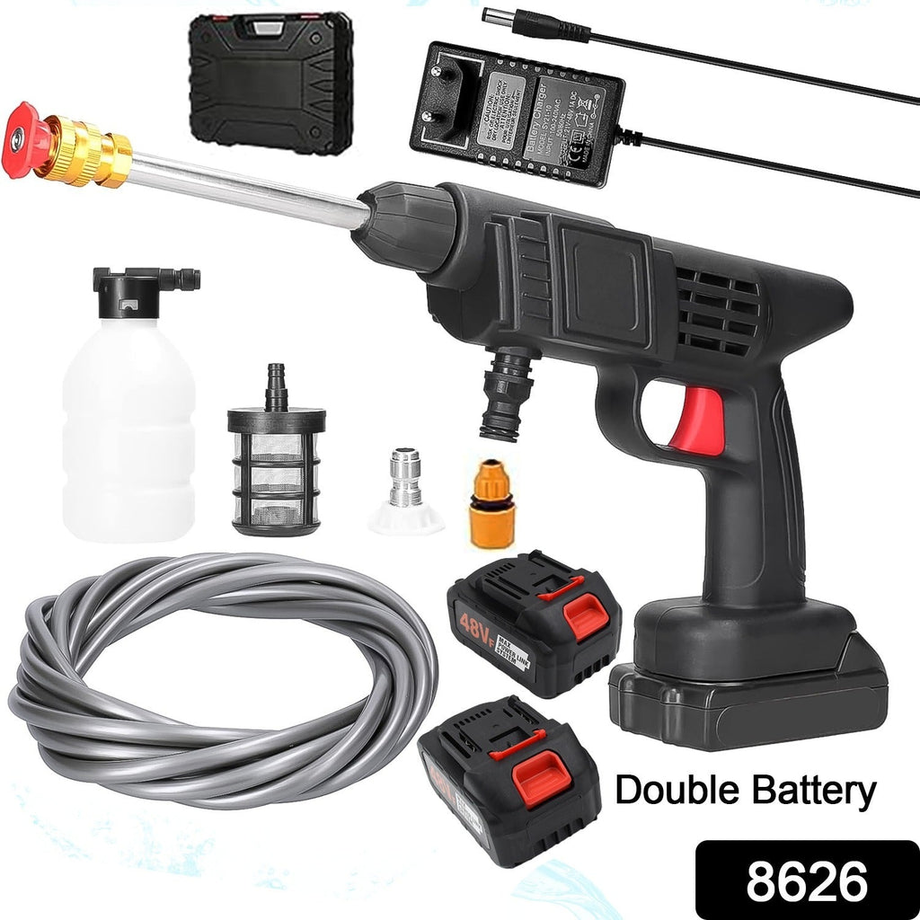 ALVENZA Cordless Car Washer – 48V Double Battery High Pressure | Carivox
