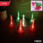 ALVENZA LED Christmas Tree Decorative Lights – Set of 6 Mini Battery Operated Lamps