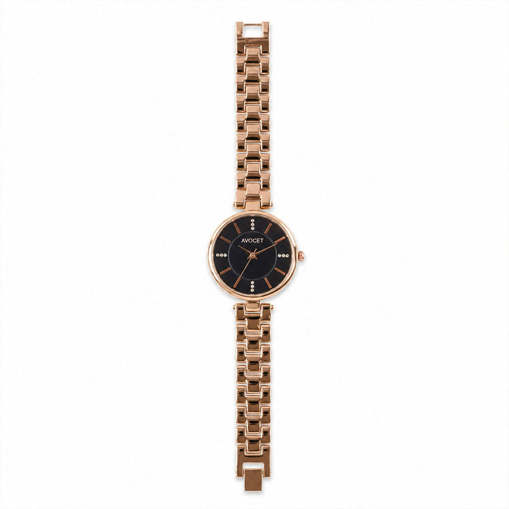Women’s Rose Gold Metal Strap Watch – Elegant & Stylish Accessory