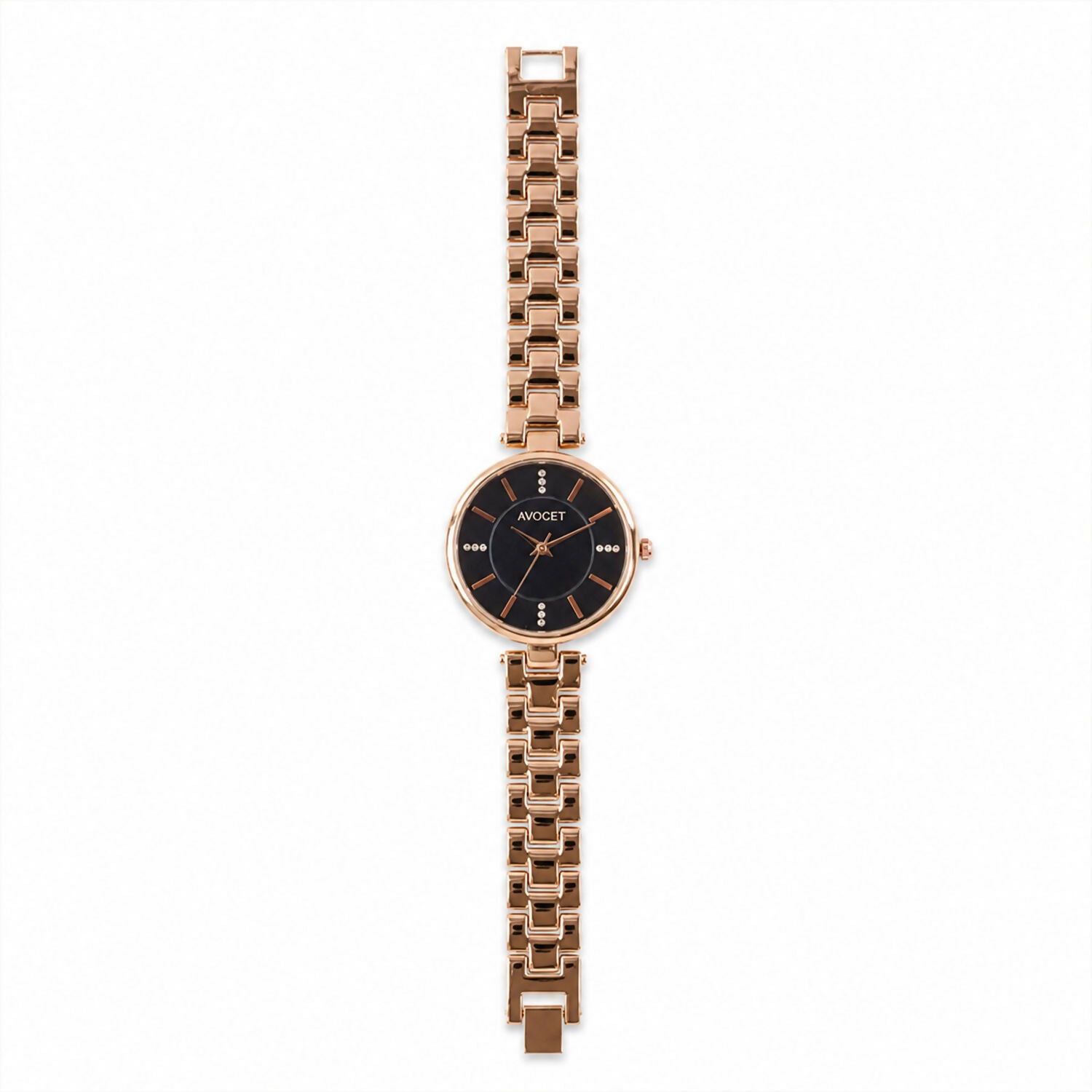 Women’s Rose Gold Metal Strap Watch – Elegant & Stylish Accessory