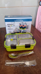 ALVENZA Insulated Lunch Box – 3-Compartment Stainless Steel | Lunchie Bunchie