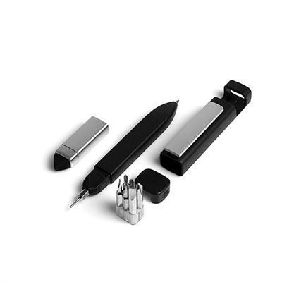 ALVENZA Multi-Function Pen – 4-in-1 Phone Holder & Screwdriver Set | Velvet Wipe
