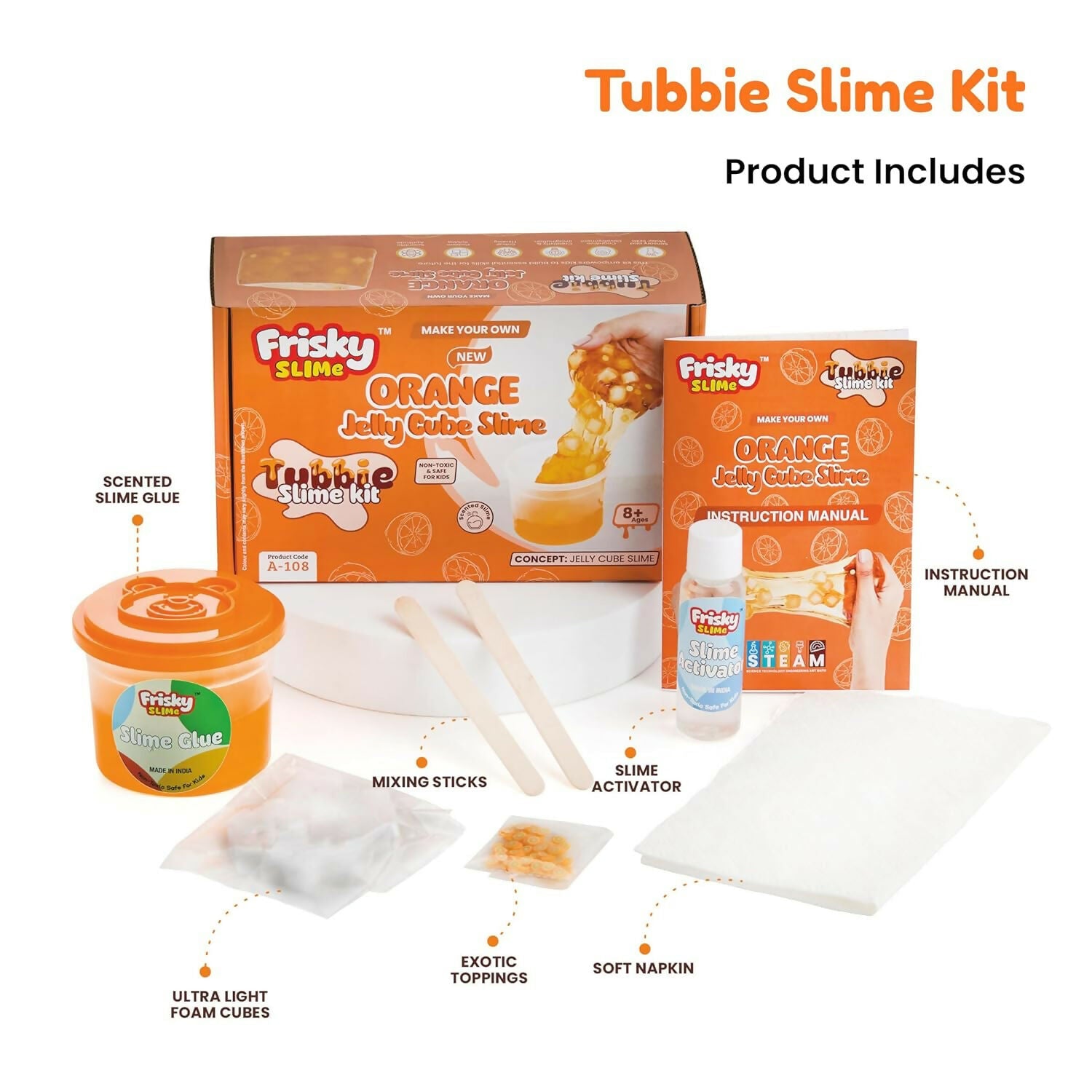 ALVENZA Jelly Cube Slime Kit – Creative & Sensory Play for Kids