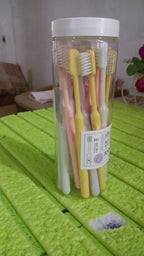 Soft Plastic Toothbrush Set – 20 Pcs with Travel Box | BrushedUp