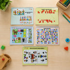 ALVENZA Velcro Activity Book for Kids – Interactive Learning Fun for 4+