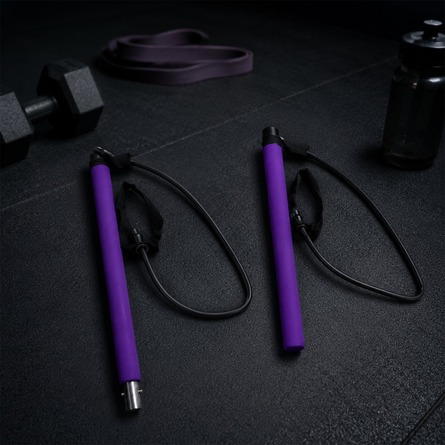 Pilates Bar with Resistance Bands Full-Body Home Workout Kit - Detail View 7