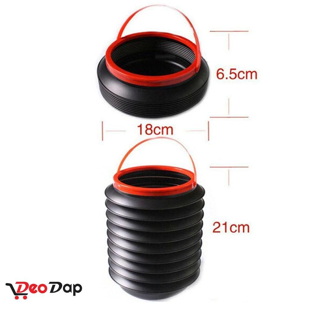 Foldable Car Trash Can 4L Space-Saving Organiser - Detail View 5